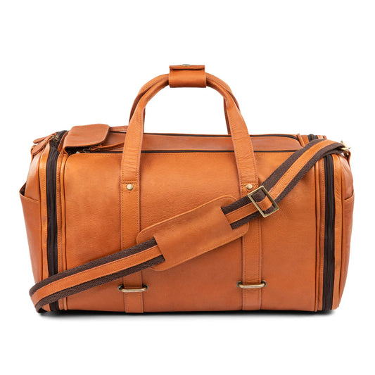 COLOMBIAN LEATHER DUFFEL / DUF510 CG